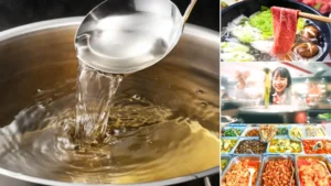 ภาพแสดงการปรุงอาหาร โดยส่วนหลัก น้ำซุป และอาหารปรุงสำเร็จ การใช้ผงชูรสเป็นส่วนประกอบให้กับอาหารจานต่างๆ